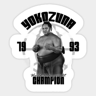 1993 World Champion Rodney Anoa'i (vintage BW) Sticker